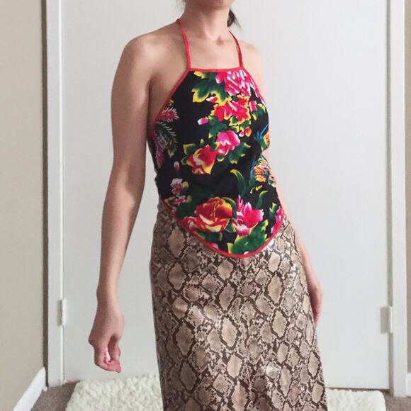 Handmade Traditional Chinese DongBei Floral Top-NA1 - Picture 9 of 13